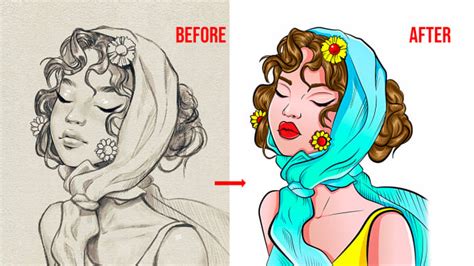 How to Turn a Drawing into Digital Art: A Multi-faceted Process